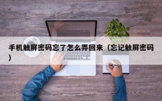 手機觸屏密碼忘了怎么弄回來（忘記觸屏密碼）