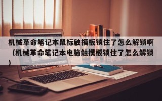 機械革命筆記本鼠標觸摸板鎖住了怎么解鎖啊（機械革命筆記本電腦觸摸板鎖住了怎么解鎖）