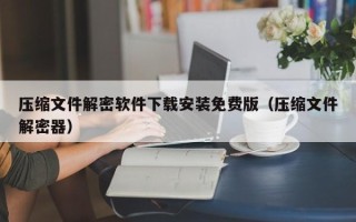 壓縮文件解密軟件下載安裝免費版（壓縮文件解密器）