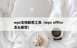 wps文檔解密工具（wps office怎么解密）