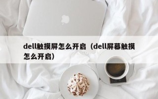 dell觸摸屏怎么開啟（dell屏幕觸摸怎么開啟）