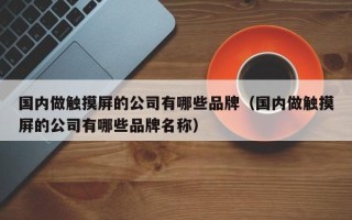 國內做觸摸屏的公司有哪些品牌（國內做觸摸屏的公司有哪些品牌名稱）