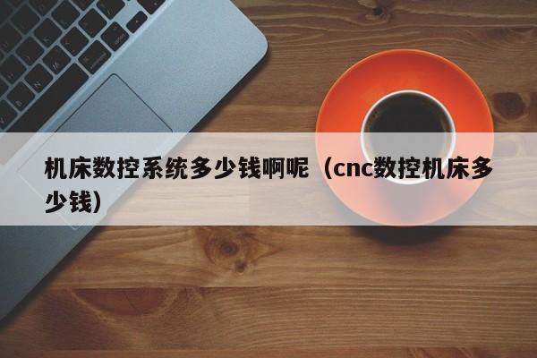 機床數控系統多少錢啊呢（cnc數控機床多少錢）-第1張圖片-晉江速捷自動化科技有限公司