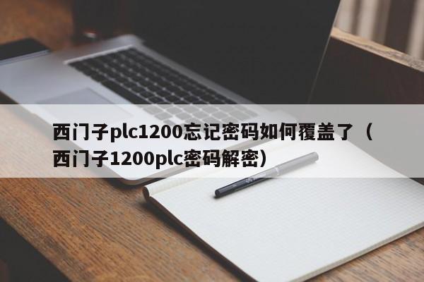西門子plc1200忘記密碼如何覆蓋了（西門子1200plc密碼解密）-第1張圖片-晉江速捷自動化科技有限公司