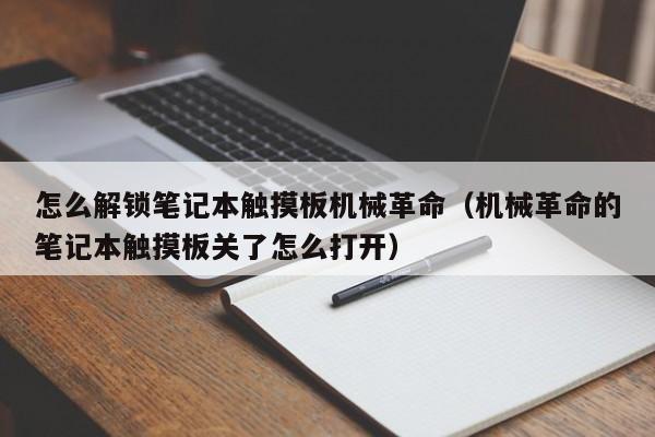 怎么解鎖筆記本觸摸板機械革命（機械革命的筆記本觸摸板關了怎么打開）-第1張圖片-晉江速捷自動化科技有限公司