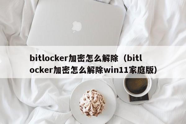 bitlocker加密怎么解除（bitlocker加密怎么解除win11家庭版）-第1張圖片-晉江速捷自動化科技有限公司