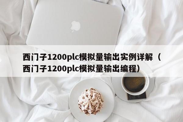 西門子1200plc模擬量輸出實例詳解（西門子1200plc模擬量輸出編程）-第1張圖片-晉江速捷自動化科技有限公司
